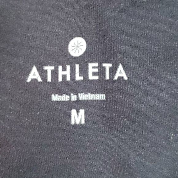 Athleta Womens Power Ananda Capri Athletic Cropped Pants #268553 Black Size Med - Picture 12 of 14